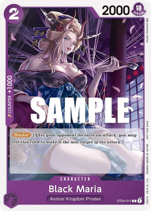 Black Maria (Tournament Pack Vol. 2) (4011) (OP-PR) - One Piece Card Game Single