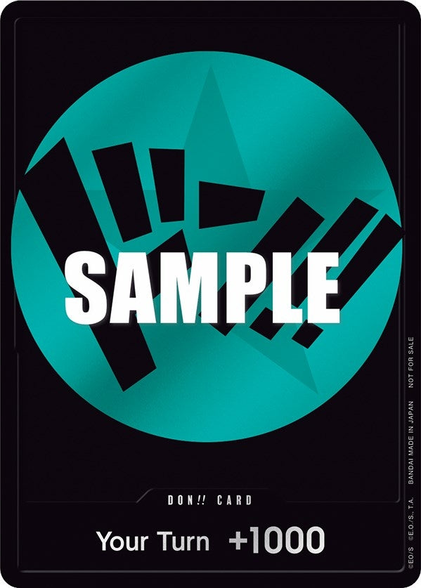 DON!! Card (Teal) (OP-PR) - One Piece Card Game Single