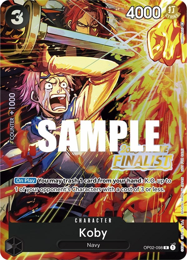 Koby (Offline Regional 2023) [Finalist] (2098) (OP-PR) - One Piece Card Game Single