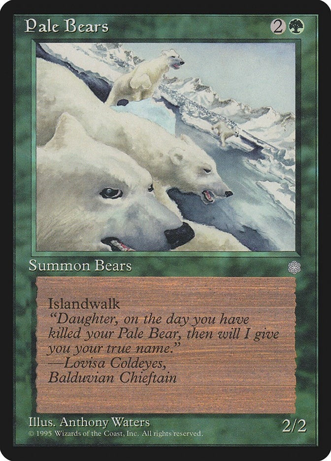 Pale Bears [ICE] - MTG Single