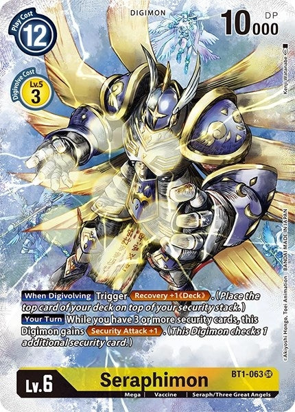 Seraphimon (Alternate Art) (1063) [BT11] - Digimon Card Game Single