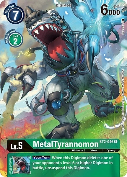 MetalTyrannomon (Alternate Art) (2046) [BT11] - Digimon Card Game Single