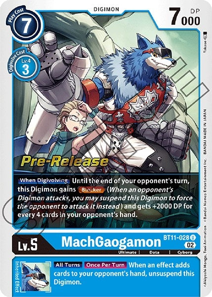 MachGaogamon (11028) [BT11_PR] - Digimon Card Game Single