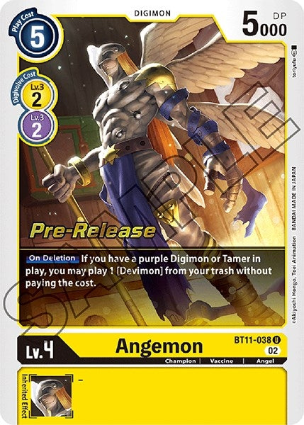 Angemon (11038) [BT11_PR] - Digimon Card Game Single