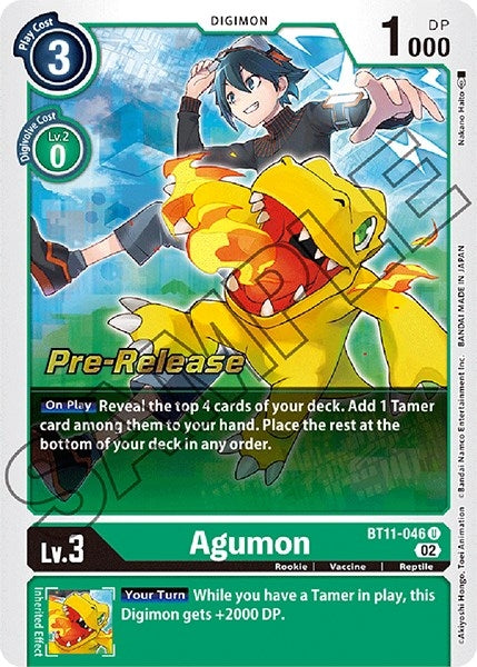 Agumon (11046) [BT11_PR] - Digimon Card Game Single