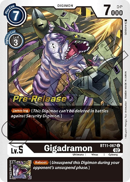 Gigadramon (11067) [BT11_PR] - Digimon Card Game Single