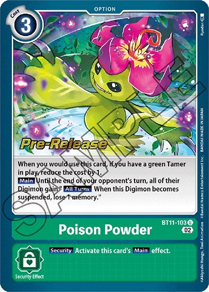 Poison Powder (11103) [BT11_PR] - Digimon Card Game Single