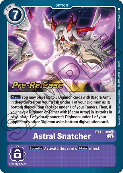 Astral Snatcher (11109) [BT11_PR] - Digimon Card Game Single