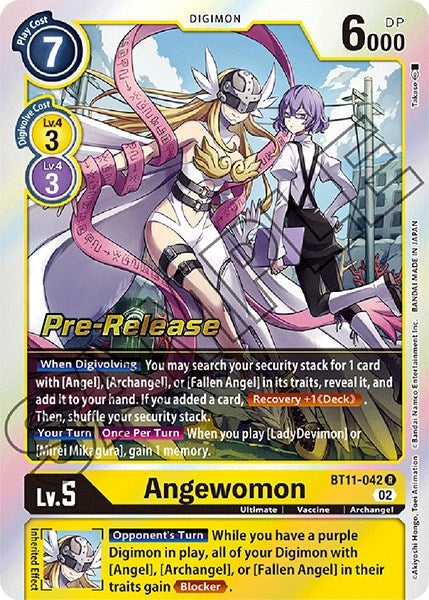 Angewomon (11042) [BT11_PR] - Digimon Card Game Single