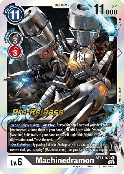 Machinedramon (11072) [BT11_PR] - Digimon Card Game Single