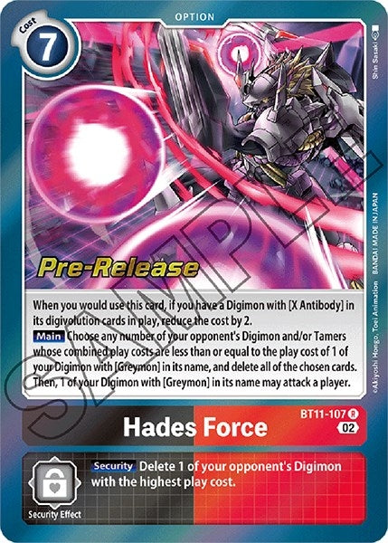 Hades Force (11107) [BT11_PR] - Digimon Card Game Single