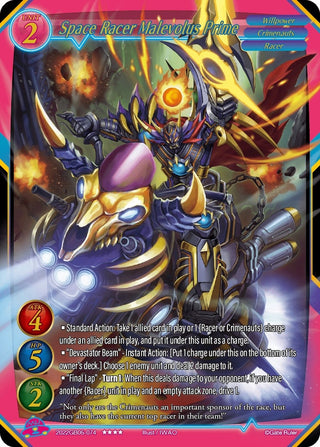 Space Racer Malevolus Prime (2022) - Gate Ruler Single