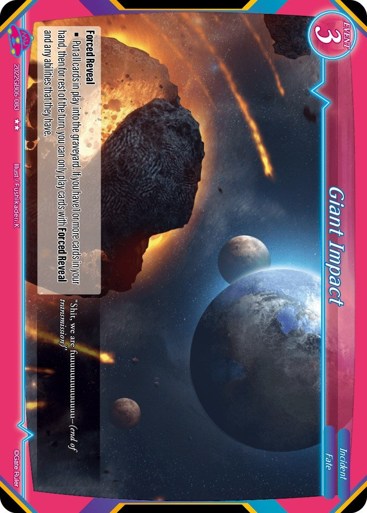 Giant Impact (2022) - Gate Ruler Single