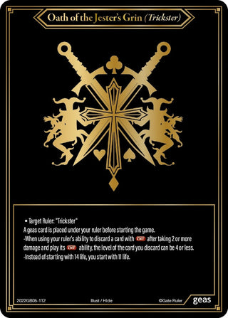 Oath of the Jester’s Grin (Trickster) (2022) - Gate Ruler Single
