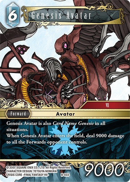 Genesis Avatar (33) - Final Fantasy TCG Single
