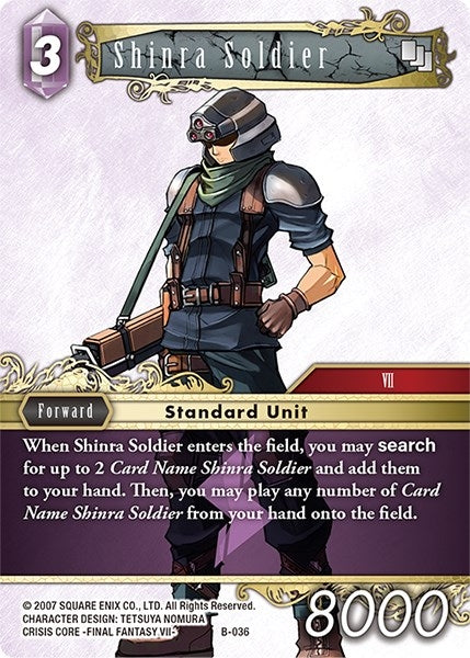 Shinra Soldier (36) - Final Fantasy TCG Single