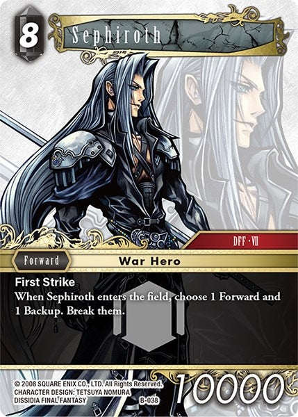 Sephiroth (B-038) (38) - Final Fantasy TCG Single