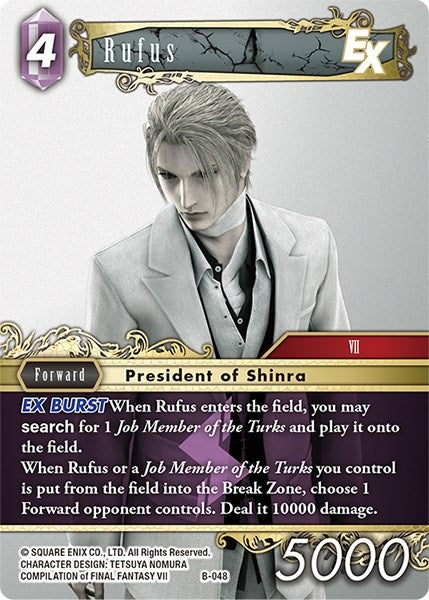 Rufus EX (48) - Final Fantasy TCG Single