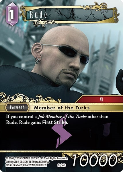 Rude (49) - Final Fantasy TCG Single