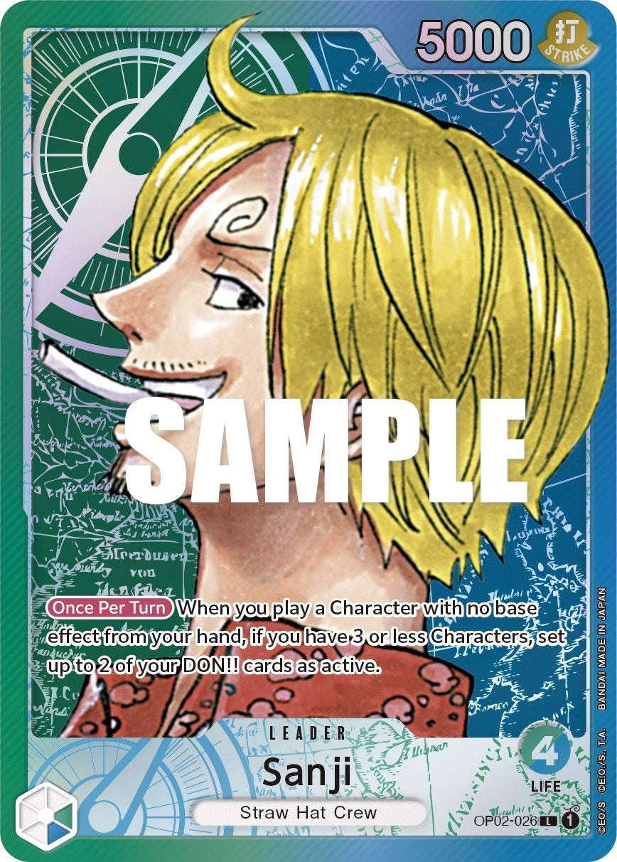 Sanji (Alternate Art) (2026) (OP02) - One Piece Card Game Single