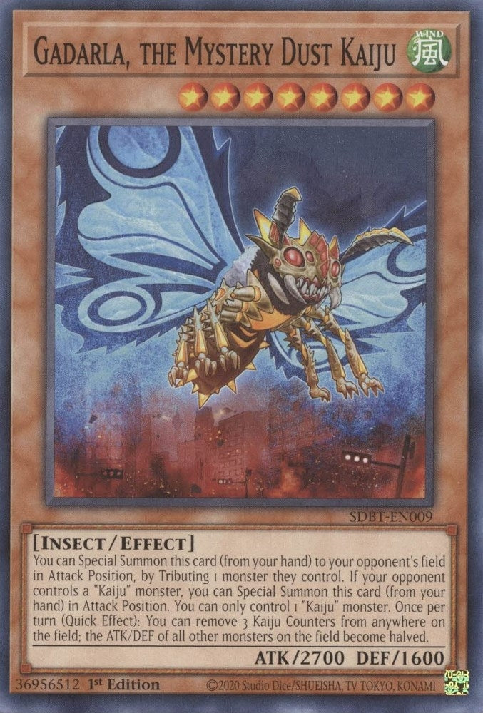 Gadarla the Mystery Dust Kaiju (9) (SDBT) - YuGiOh Single