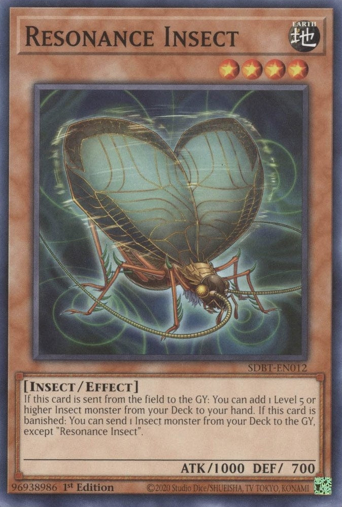 Resonance Insect (12) (SDBT) - YuGiOh Single