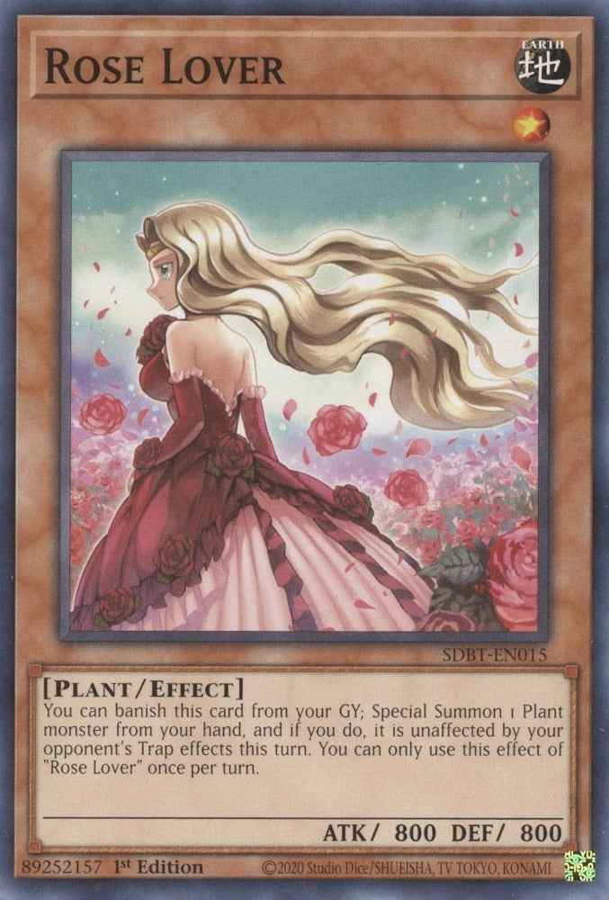 Rose Lover (15) (SDBT) - YuGiOh Single