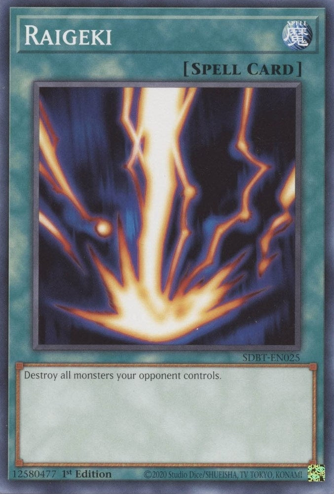 Raigeki (25) (SDBT) - YuGiOh Single
