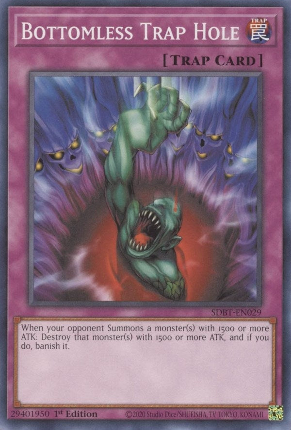 Bottomless Trap Hole (29) (SDBT) - YuGiOh Single