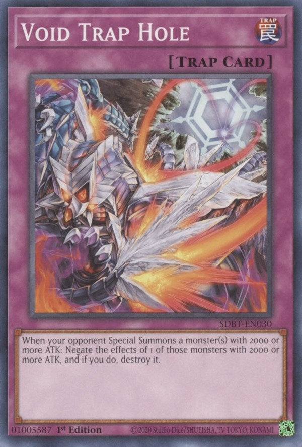 Void Trap Hole (30) (SDBT) - YuGiOh Single