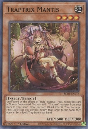 Traptrix Mantis (45) (SDBT) - YuGiOh Single