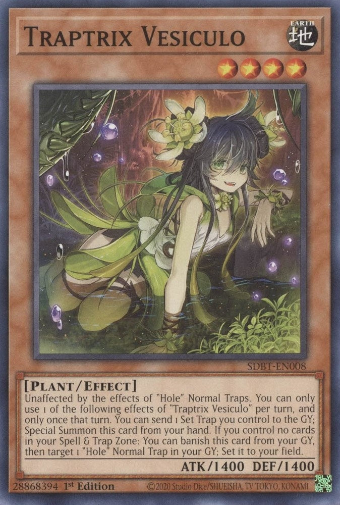 Traptrix Vesiculo (8) (SDBT) - YuGiOh Single