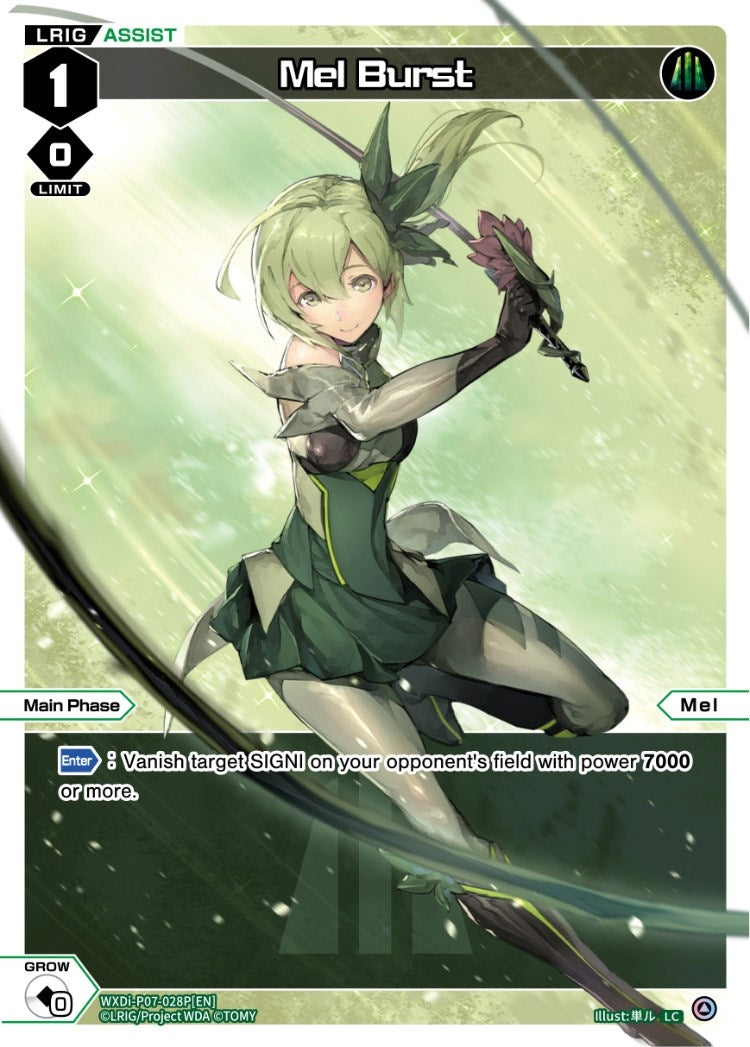 Mel Burst (Parallel Foil) (7028) [WXDi-P07] - WIXOSS Single