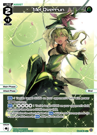 Mel Overrun (Parallel Foil) (7031) [WXDi-P07] - WIXOSS Single