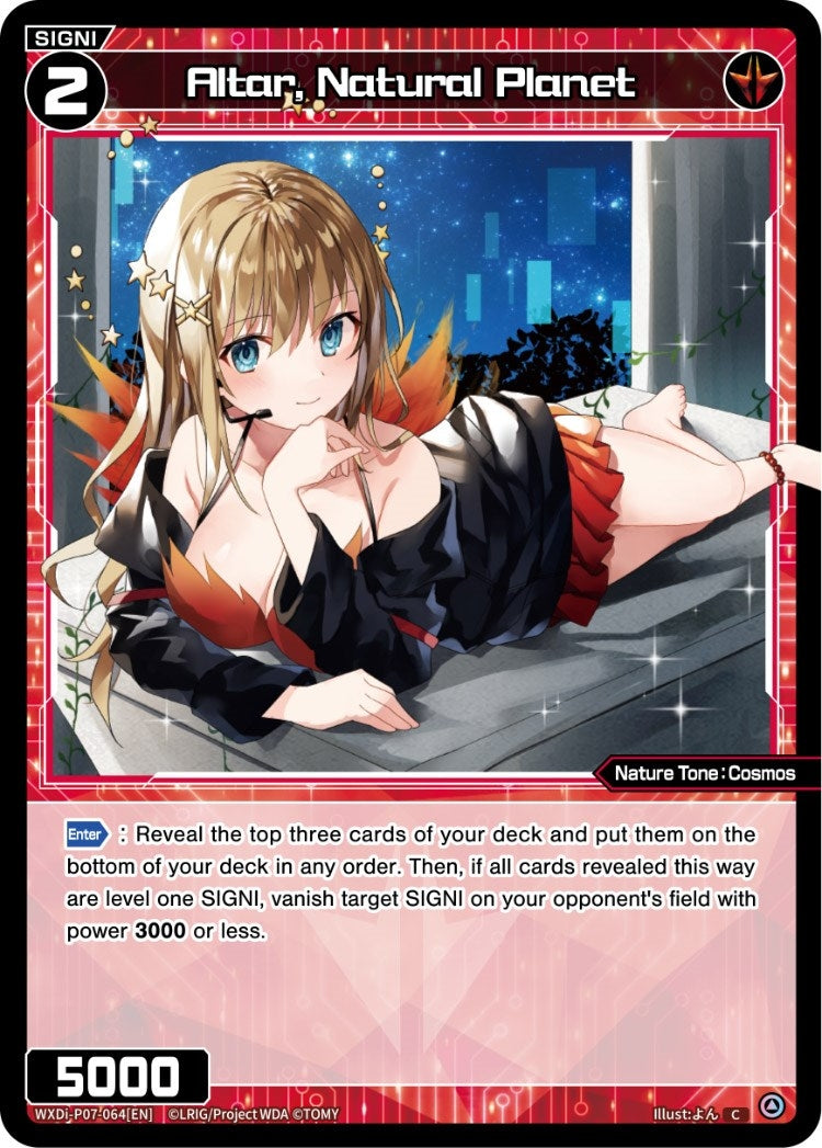 Altar Natural Planet (7064) [WXDi-P07] - WIXOSS Single