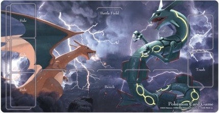 Pokemon TCG: Pokemon Center Japan Exclusive Charizard VS Rayquaza Playmat - Playmats Sealed