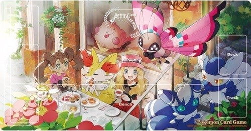 Pokemon TCG: Pokemon Center Japan Exclusive Serena & Shauna Playmat - Playmats Sealed