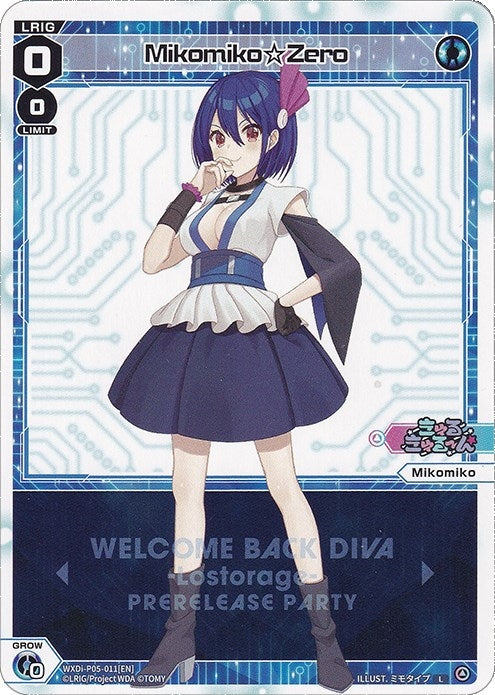 Mikomiko Zero (Prerelease Party) (5011) [WXDi-P] - WIXOSS Single