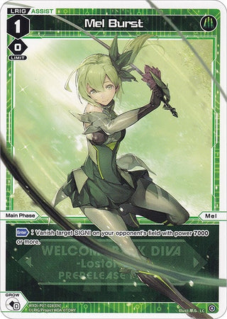 Mel Burst (Prerelease Party) (7028) [WXDi-P] - WIXOSS Single