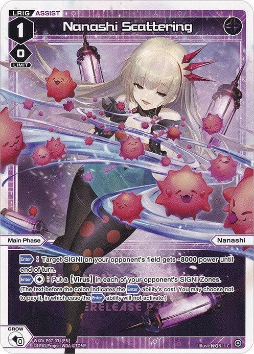 Nanashi Scattering (Prerelease Party) (7034) [WXDi-P] - WIXOSS Single