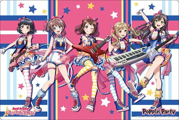 Bushiroad Rubber Mat Collection V2 Vol.552: BanG Dream! Girls Band Party! - Poppin’Party (2552) - Playmats Sealed