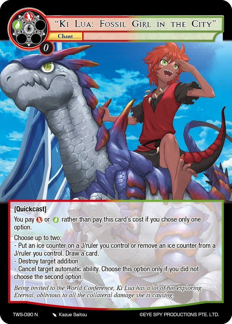 ’Ki Lua: Fossil Girl in the City’ (90) [TWS] - Force of Will Single
