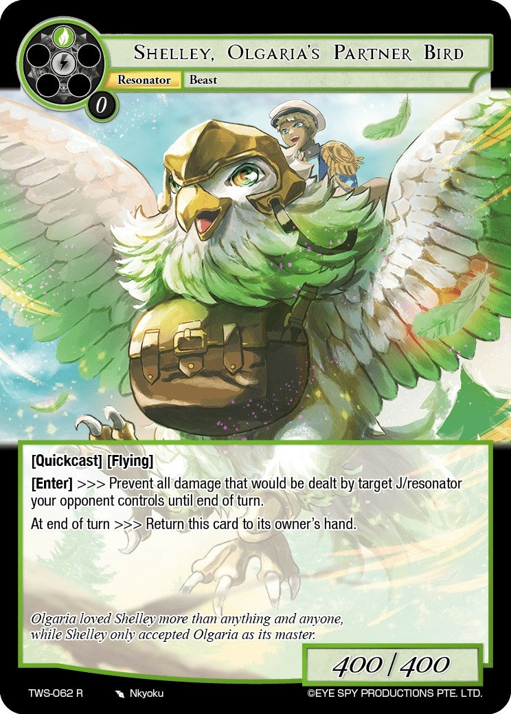 Shelley Olgaria’s Partner Bird (62) [TWS] - Force of Will Single