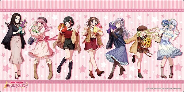 Bushiroad Rubber Mat Collection V2 Vol.449: BanG Dream! Girls Band Party! - Flower Version (2449) - Playmats Sealed