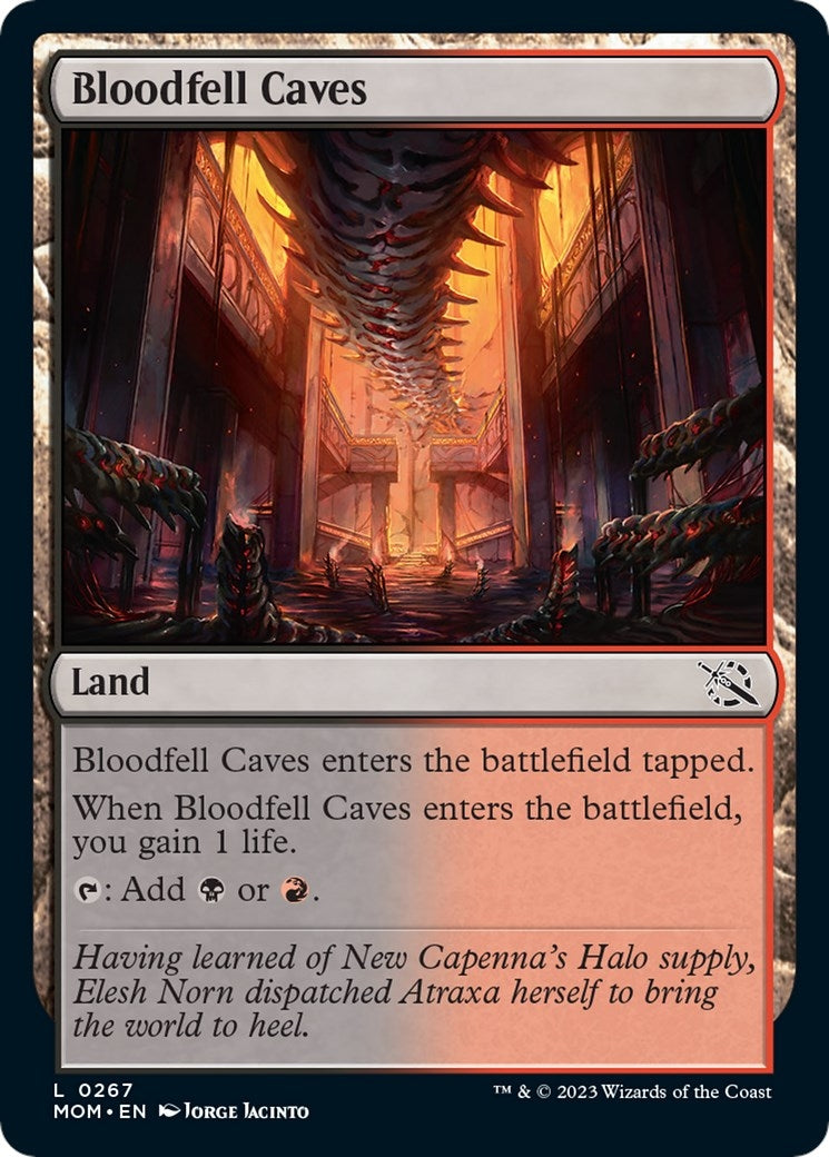 Bloodfell Caves (267) [MOM] - MTG Single