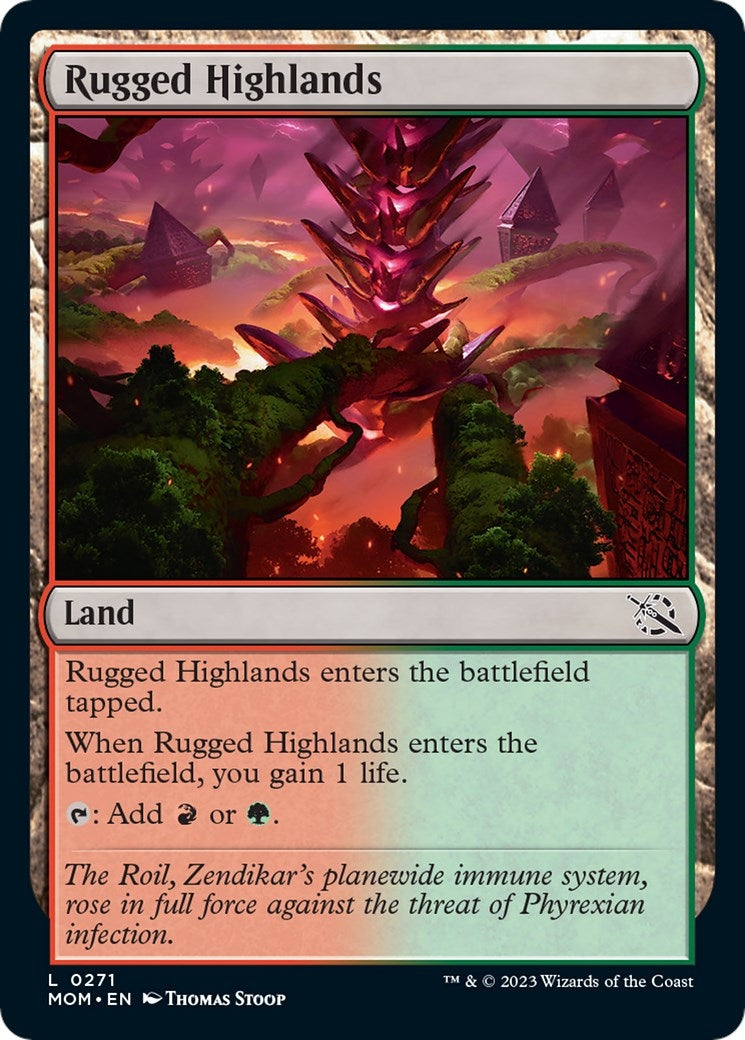 Rugged Highlands (271) [MOM] - MTG Single
