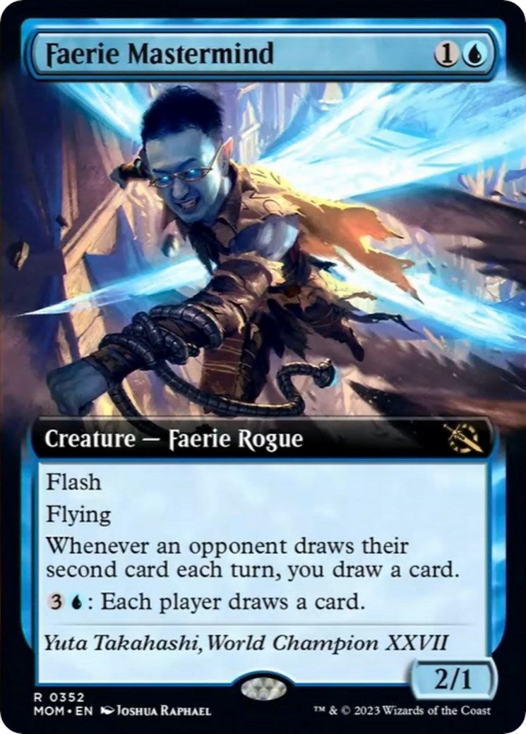 Faerie Mastermind (Extended Art) (352) [MOM] - MTG Single