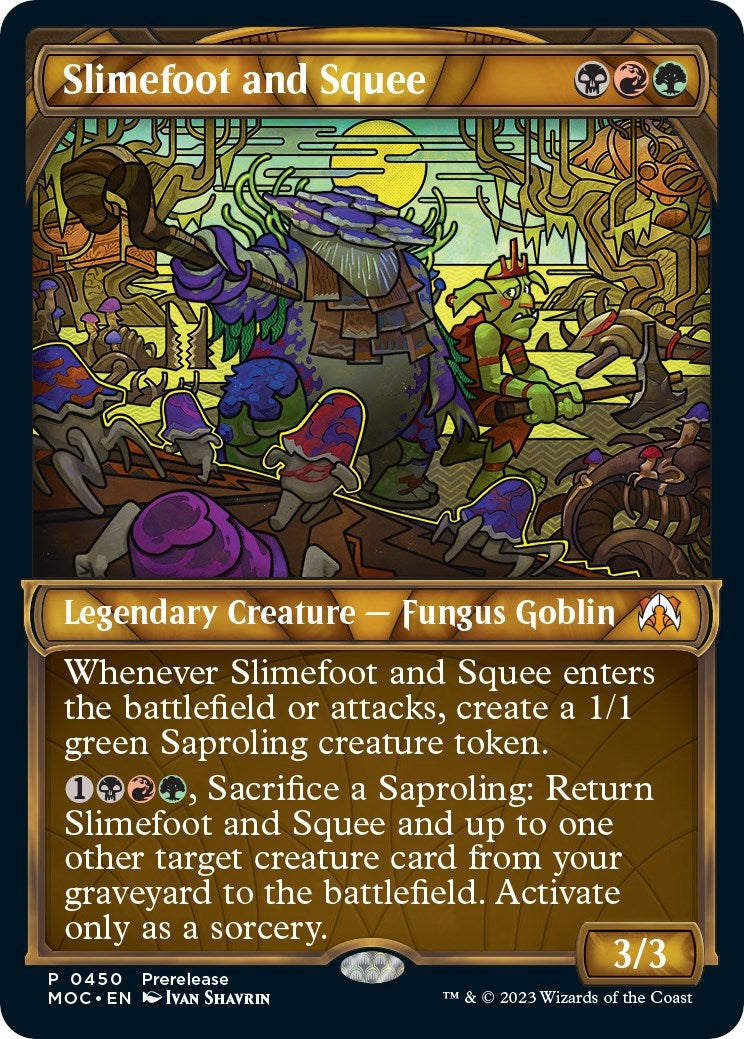 Slimefoot and Squee (Showcase) (450) [PRE] - MTG Single