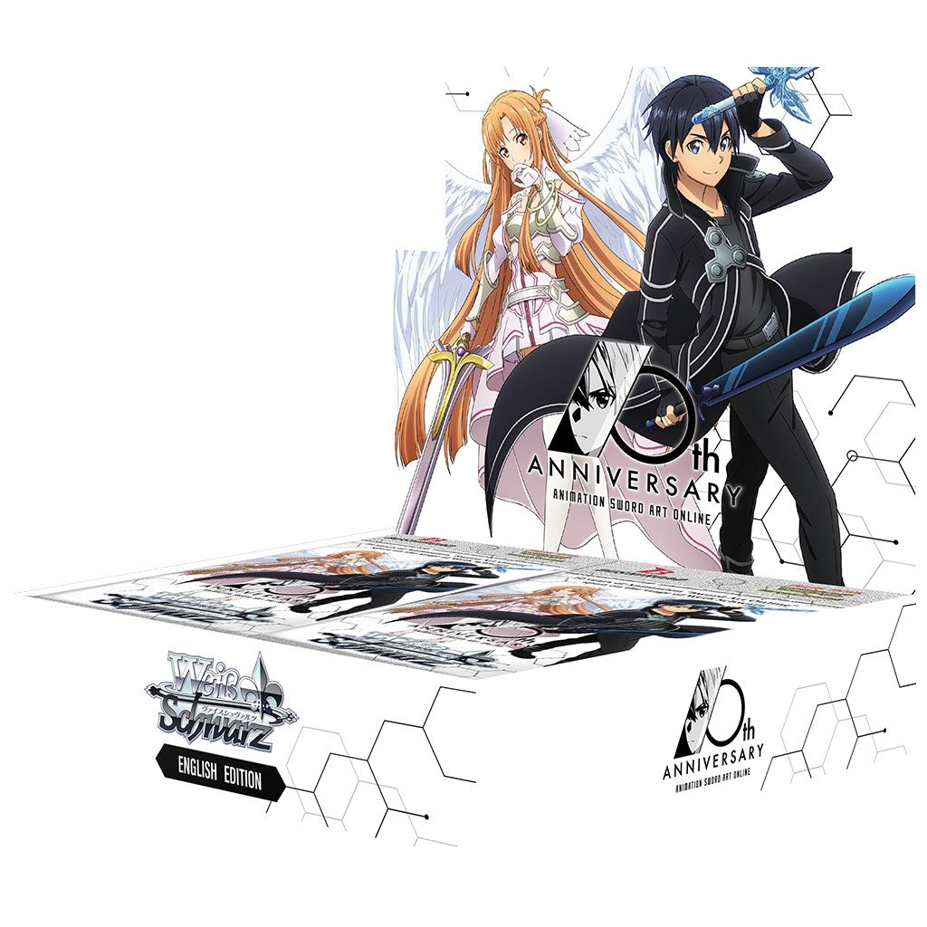 Sword Art Online Animation 10th Anniversary Booster Box [SAO/S100] - Weiss Schwarz Sealed