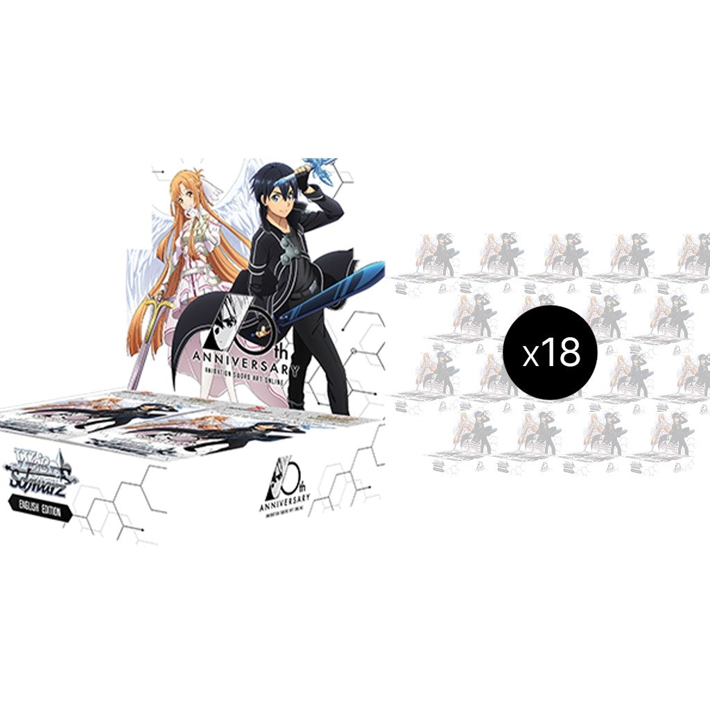 Sword Art Online Animation 10th Anniversary Booster Box Case [SAO/S100] - Weiss Schwarz Sealed
